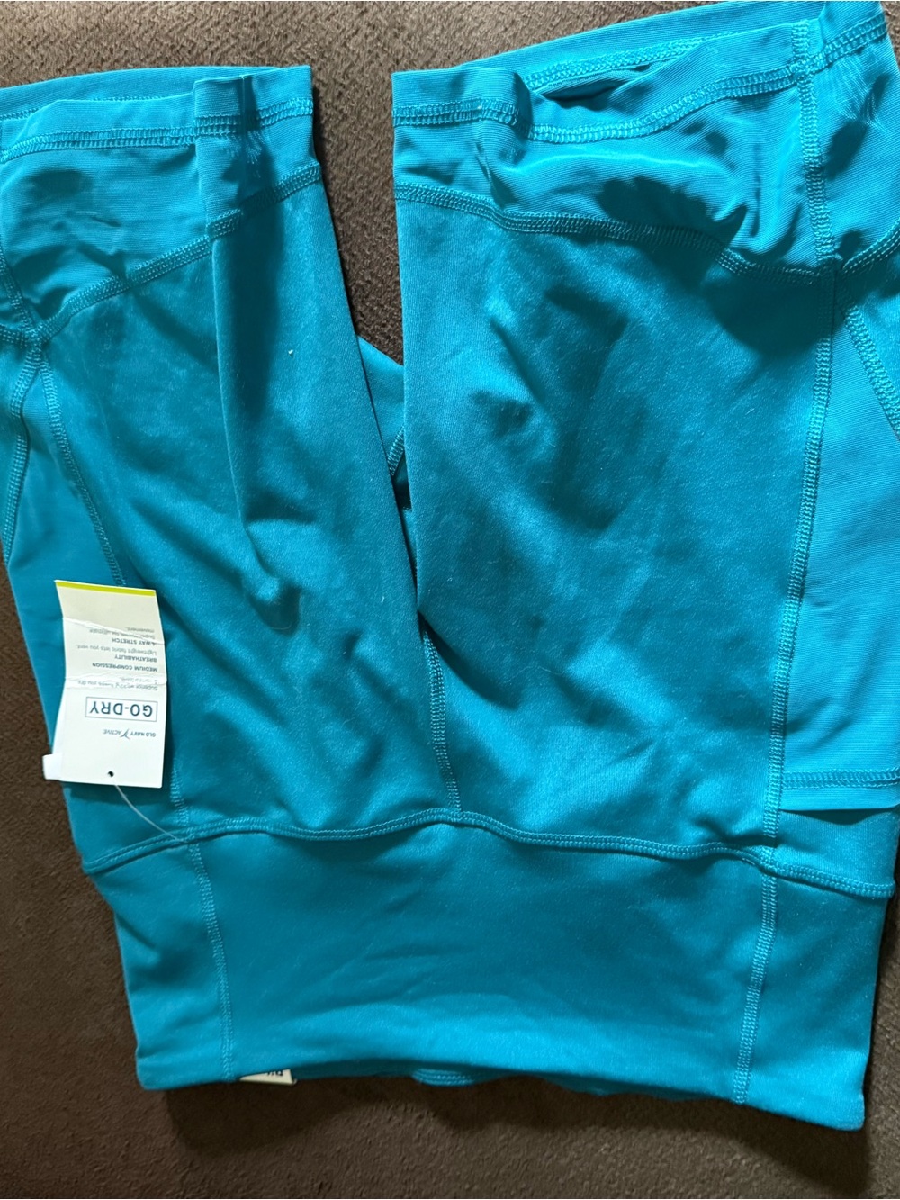 GAP Women's Bike Shorts in Teal Blue